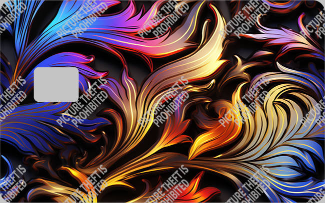 Bank  Card Sticker-BC-2843